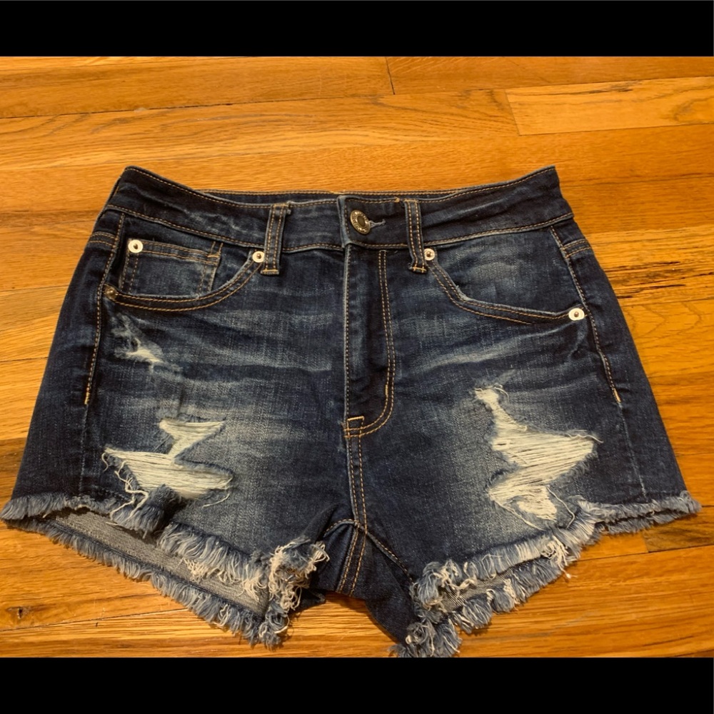 American Eagle High Rise Shortie Shorts